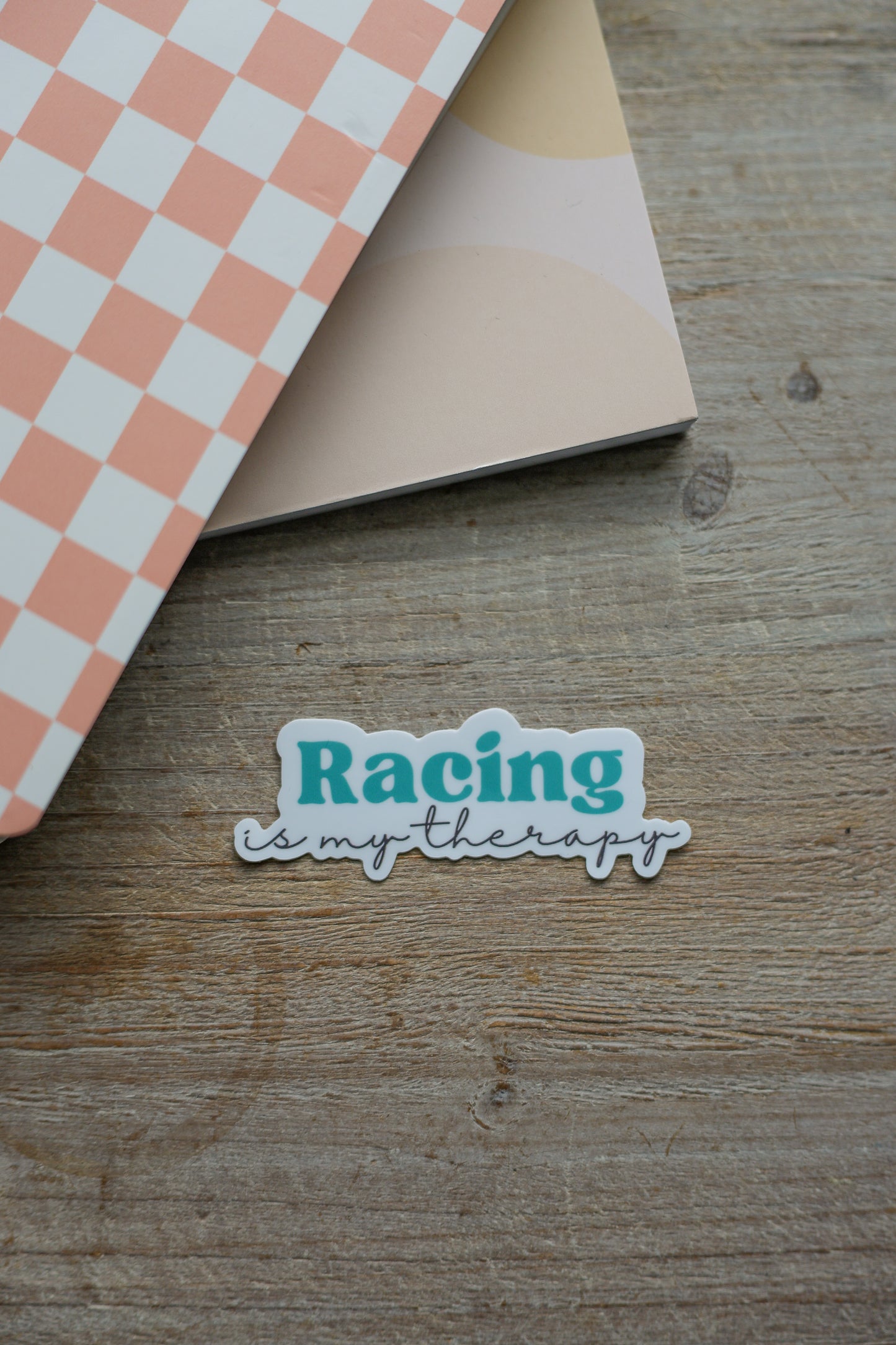 Racing is my Therapy Sticker
