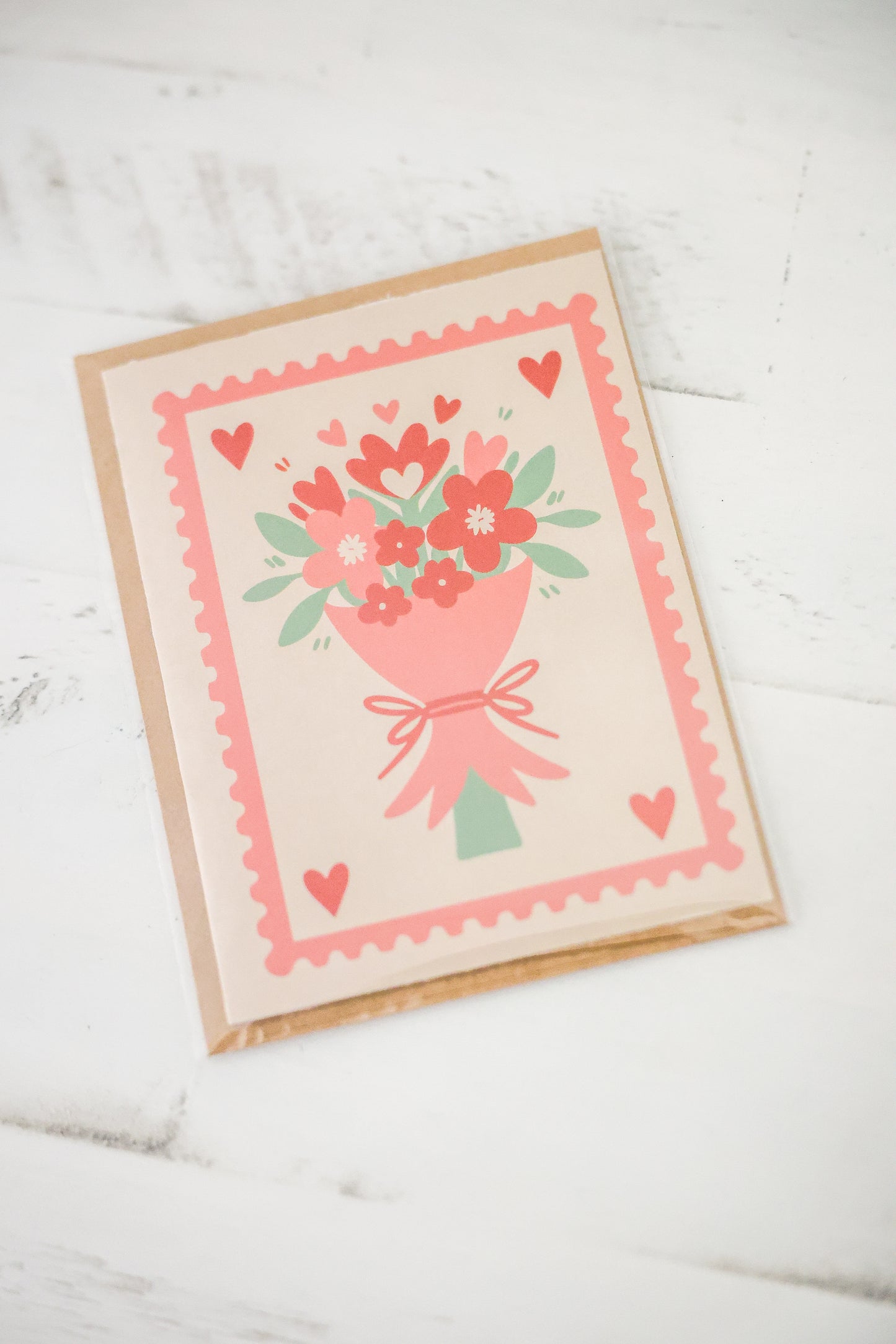 Floral Stamp Card