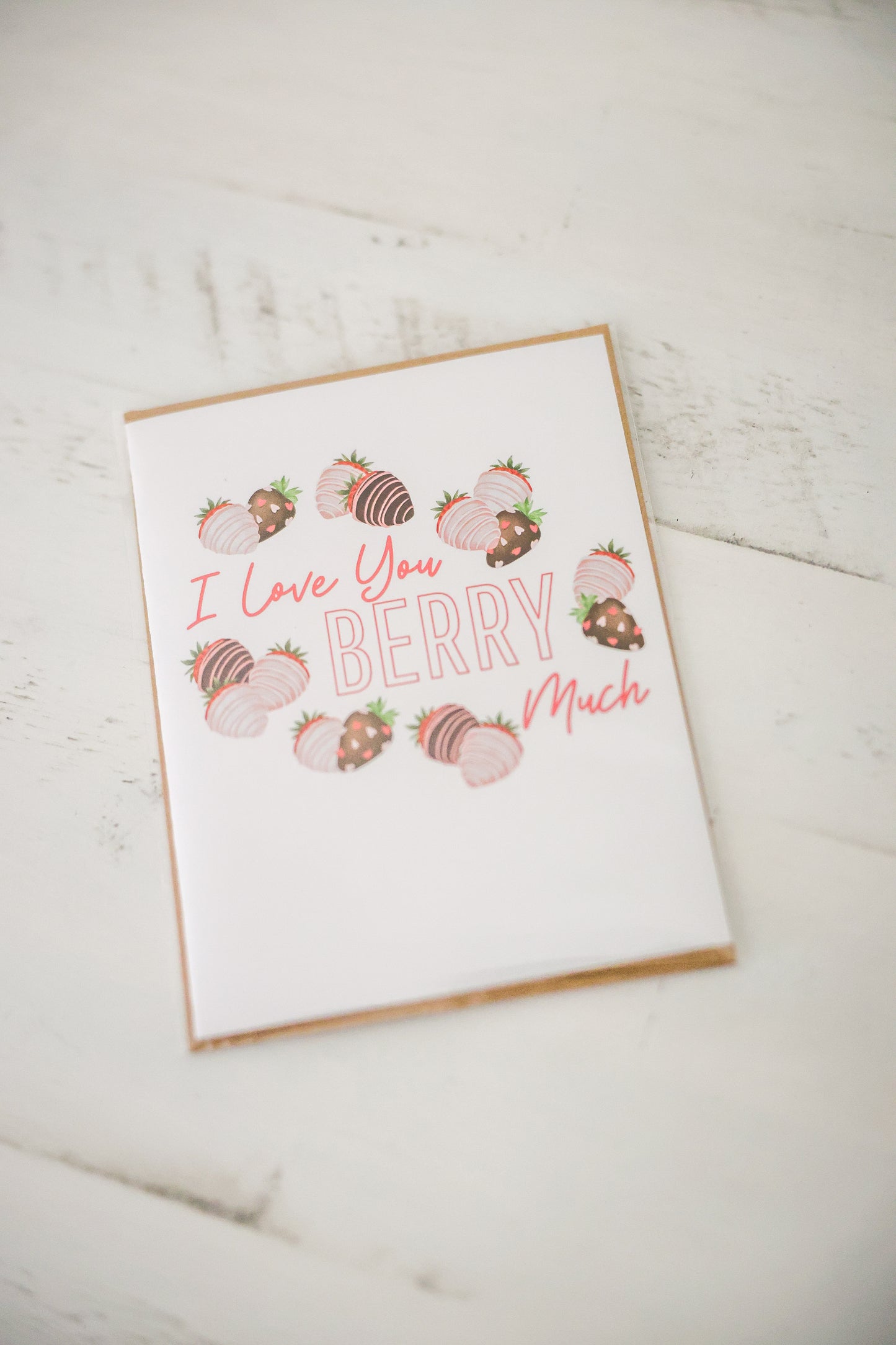 I Love you Berry Much Card