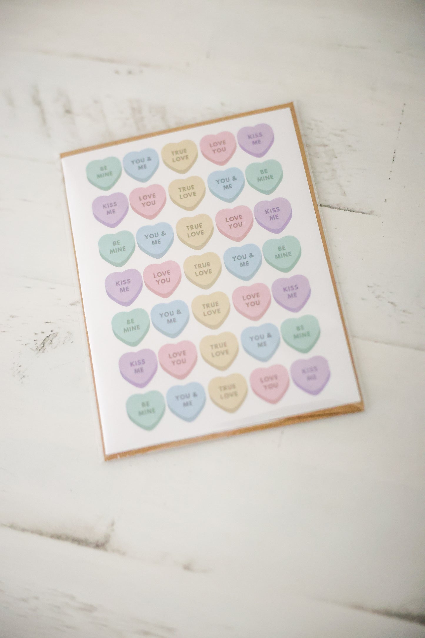 Conversation Heart Card