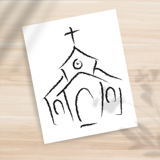 Simple Church 8x10" Print