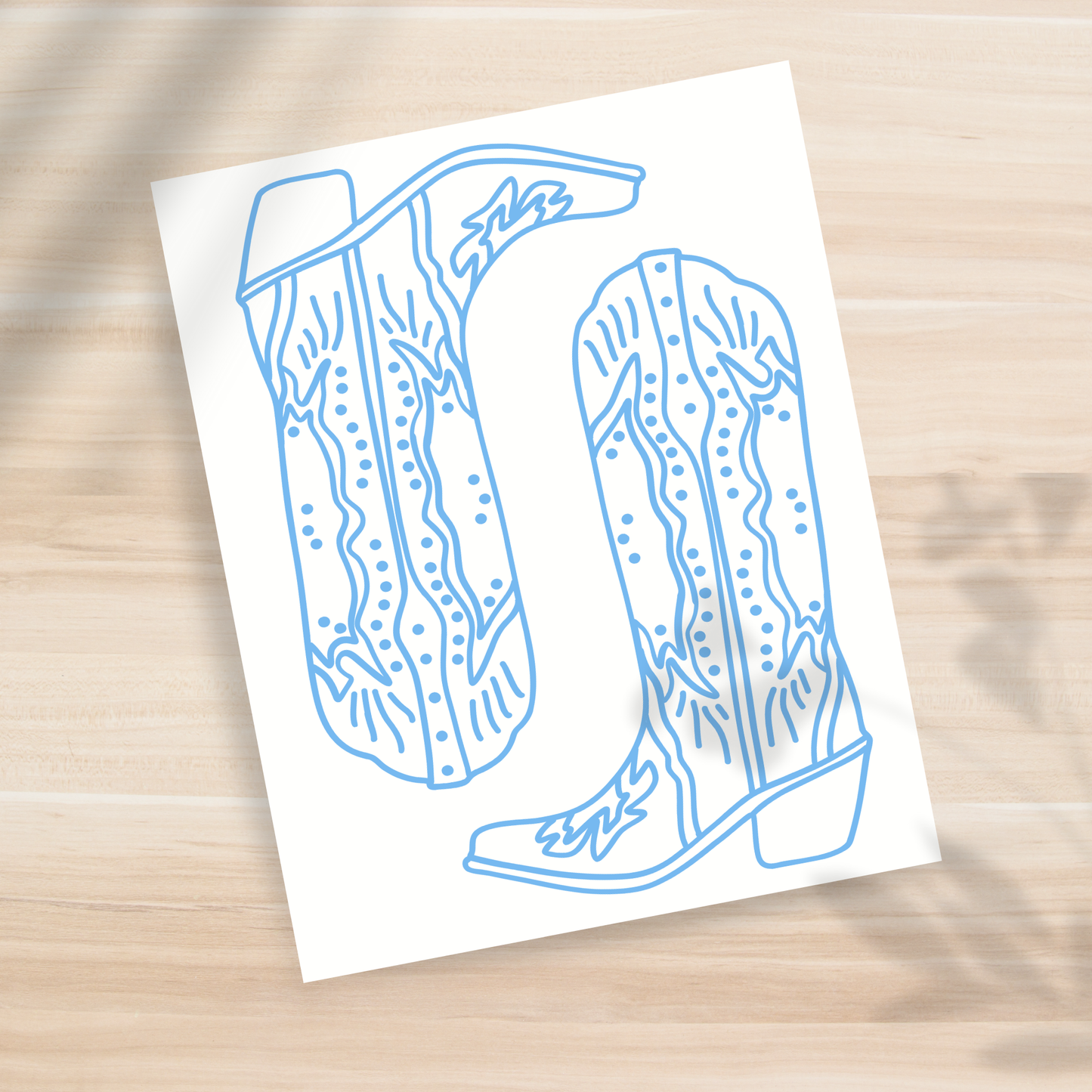 Boots 8x10" Print