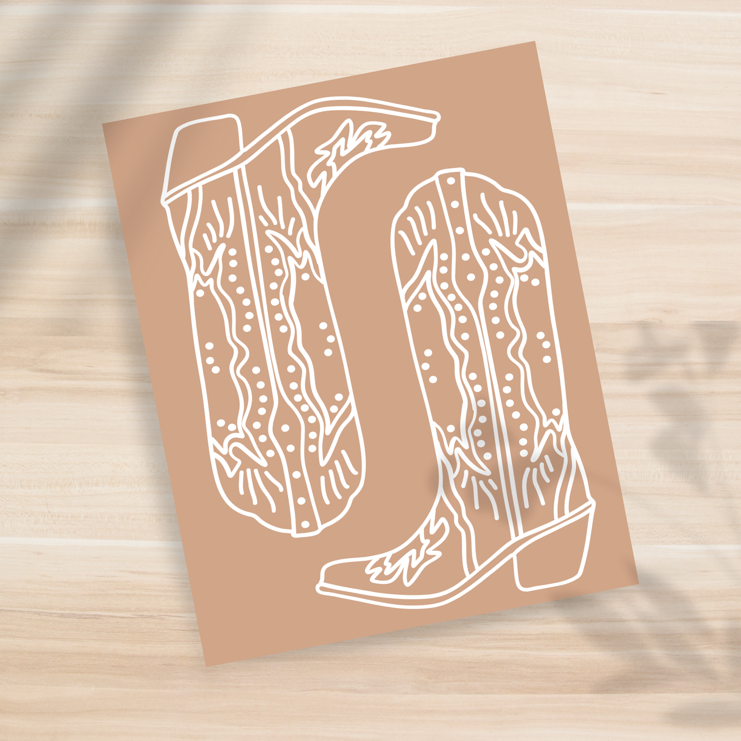 Boots 8x10" Print