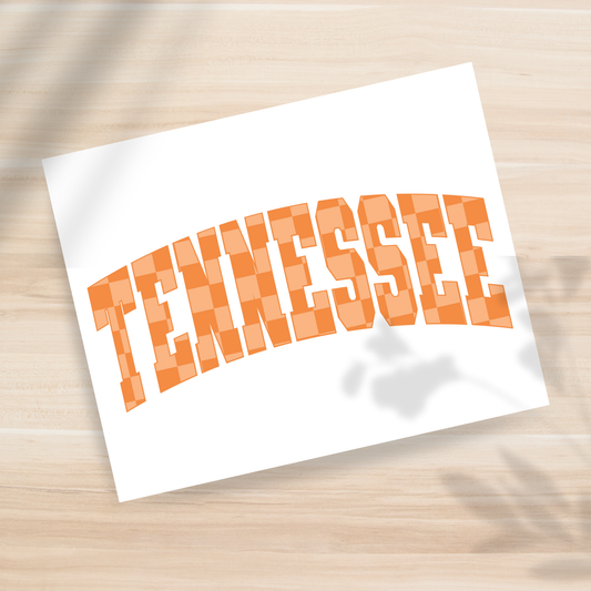 Checkered Tennessee 8x10" Print
