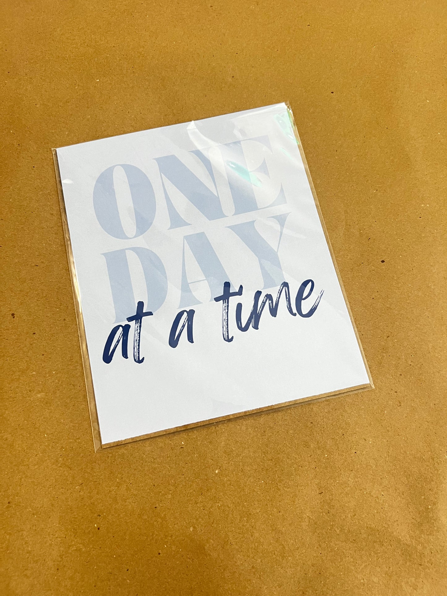 One Day at a Time - Blue